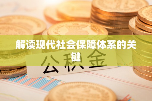 微山解读现代社会保障体系的关键